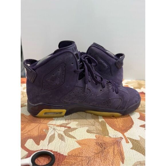 Nike Air Jordan Retro 6 "Purple Dynasty"  Women's Shoes Size 8.5 GS 7Y - Picture 2 of 6